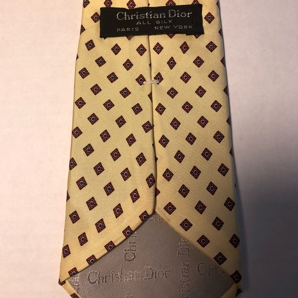 Christian Dior Men’s Neck Tie Silk authentic - Picture 2 of 4